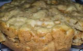 Яблочная пп-шарлотка на рисовой муке — авторский рецепт для духовки
