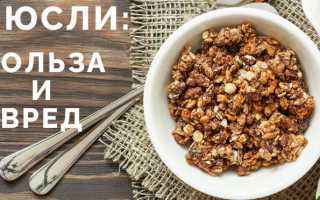 Польза и вред мюсли для здоровья человека