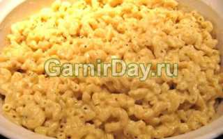 Макароны с курицей в сметанном соусе домашний рецепт