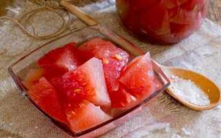 Моченые, соленые и маринованные арбузы — 17 рецептов