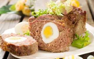 Мясной рулет с яйцом в духовке — лучшие рецепты из фарша