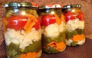 Ассорти из огурцов помидоров капусты на зиму — самые вкусные рецепты