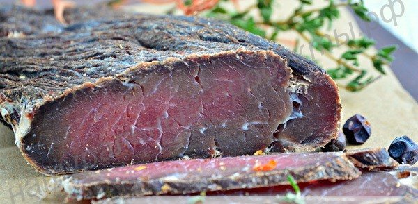 Билтонг или вяленое мясо