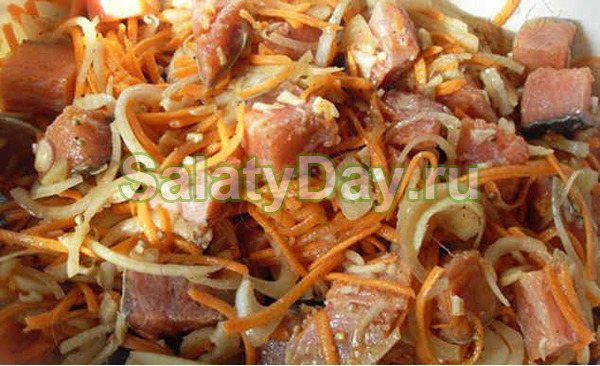 Хе из горбуши – простой вкусный рецепт