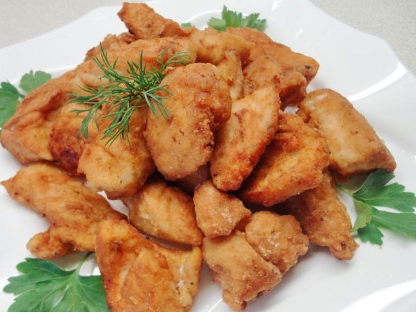 Карбонат из куриной грудки с крахмалом и содой