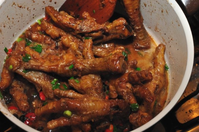Куриные лапки по-китайски