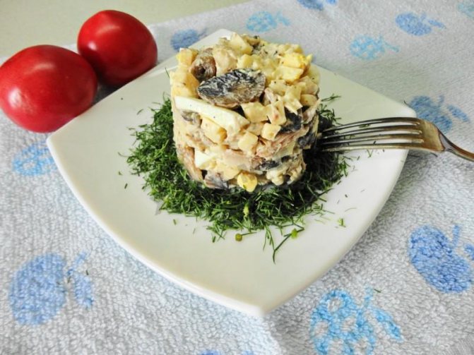 порционный салат