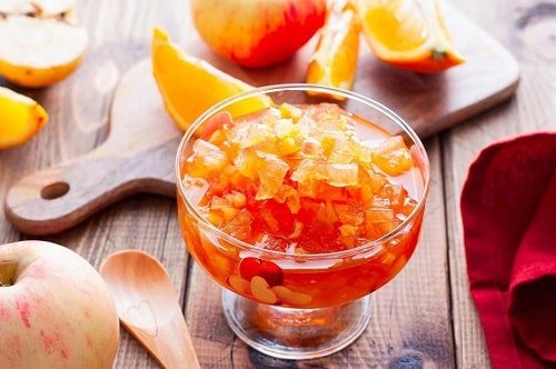 прозрачное варенье из яблок с апельсином