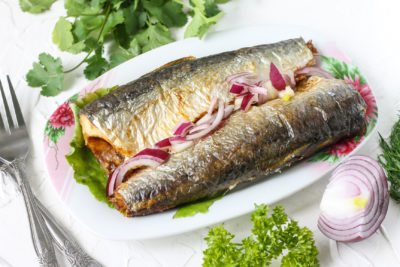 Селедка, запеченная в духовке
