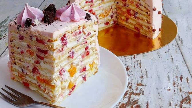 Торт Молочная девочка рецепт от Ольги Вашуриной