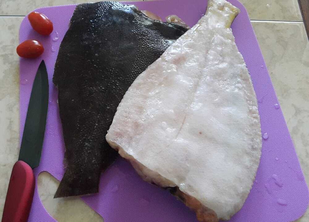 Обработка камбалы перед приготовлением Обработка камбалы