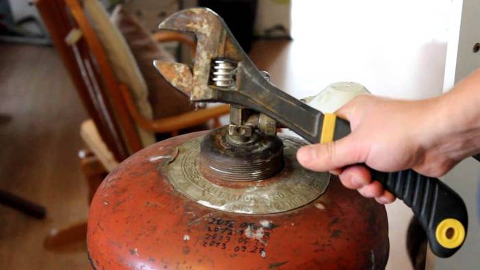 Подготовка газового баллона Баллон для мангала