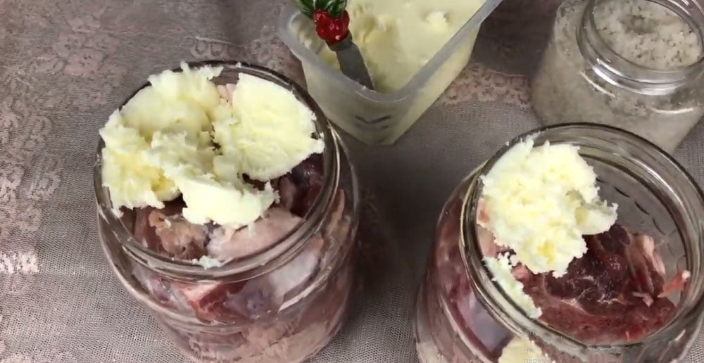 Добавление сливочного масла к баранине Баранина и сливочное масло