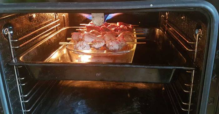 Приготовление шашлыка из куриных бёдрышек в духовке Бёдра в противне