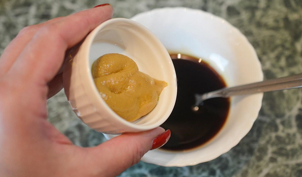 Приготовление соево-горчичного маринада Горчица и соевый соус