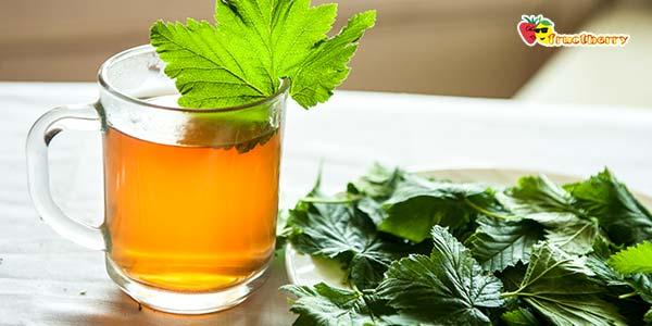 Классический чай с листьями смородины