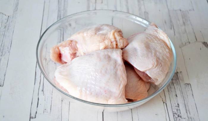 Подготовка куриных бёдер Куриные бёдра для шаурмы