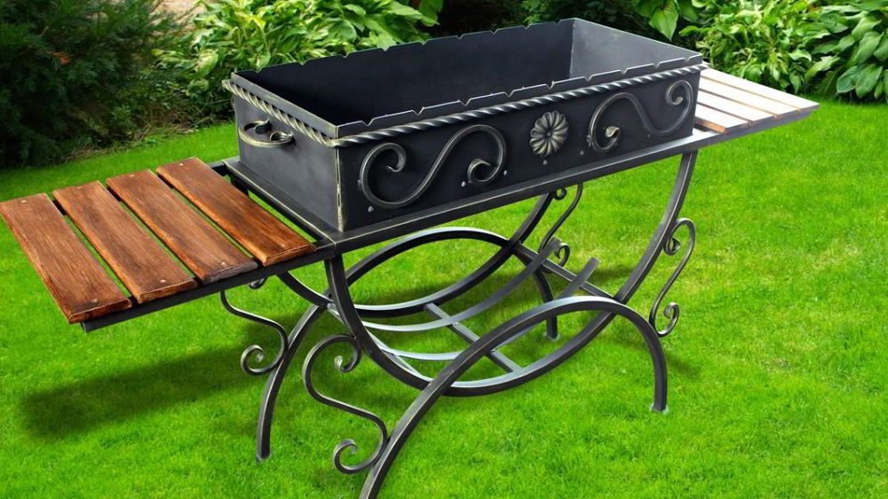 Кованый мангал для дачи Мангал для дачи