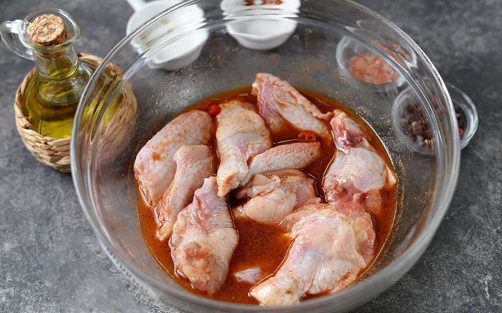 Куриные крылышки в маринаде Маринад как в KFC