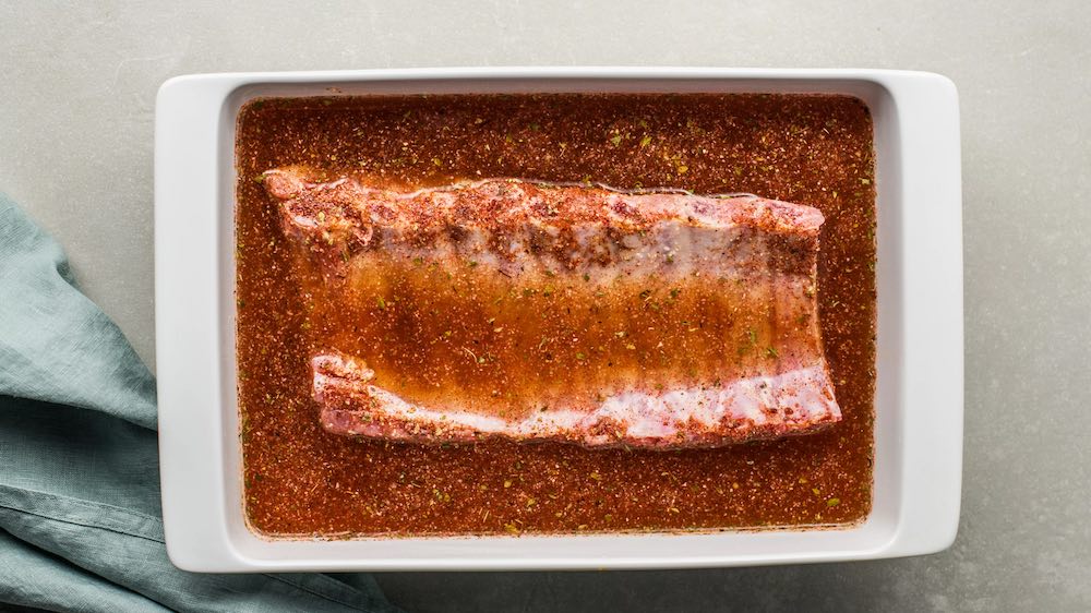 Свиные рёбрышки горчично-коньячном маринаде Маринад с коньяком и горчицей