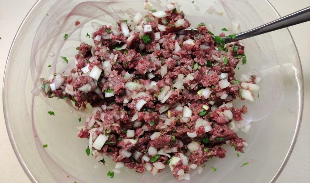 Приготовление начинки для самсы Начинка для самсы