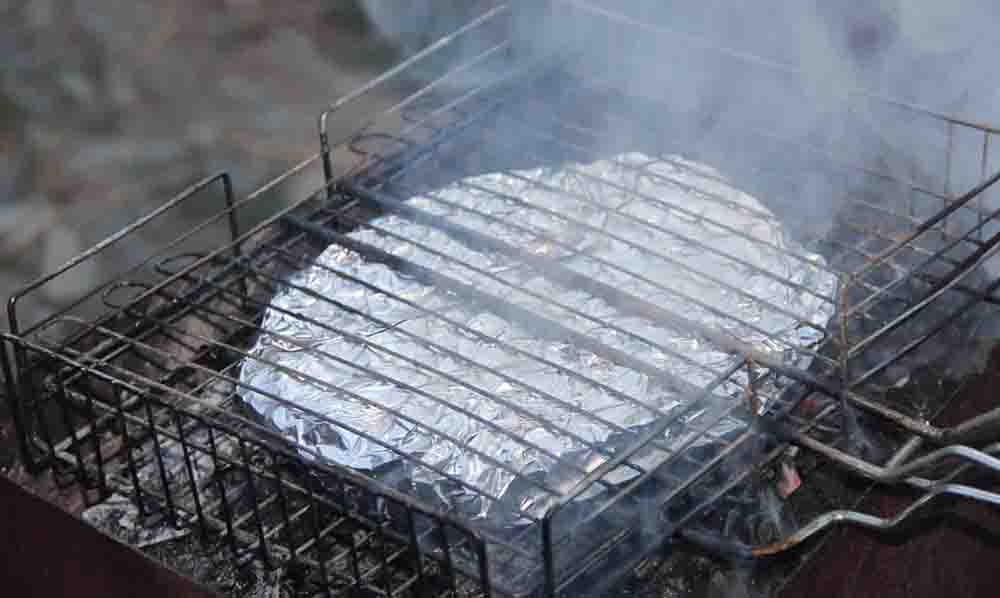 Приготовление овощей в фольге на мангале Овощи в фольге