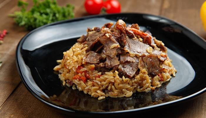 Плов из остатков шашлыка Плов из шашлыка