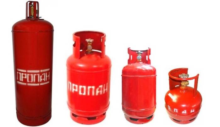Виды пропановых газовых баллонов Пропановые газовые баллоны