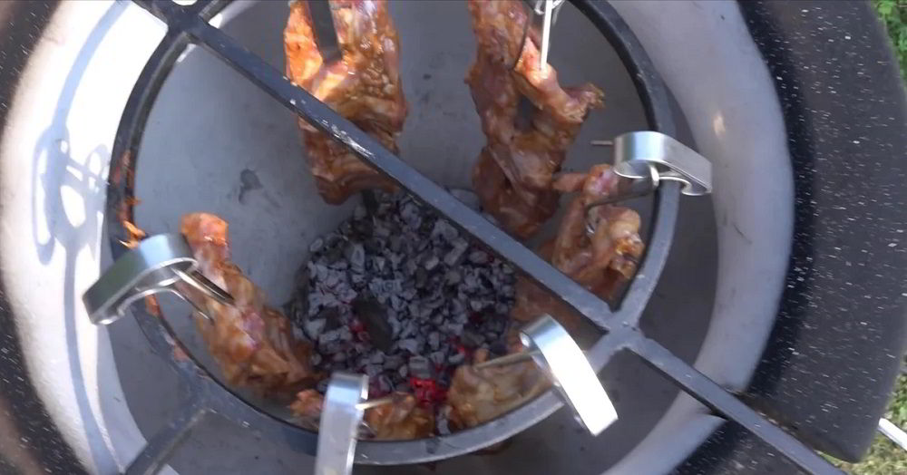 Приготовление свиных рёбер в тандыре Рёбра на шампурах