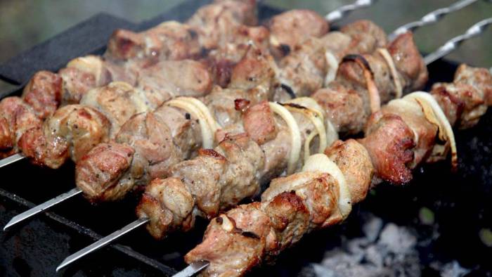 Шашлык по-кавказски по классическому рецепту Шашлык из свинины с луком