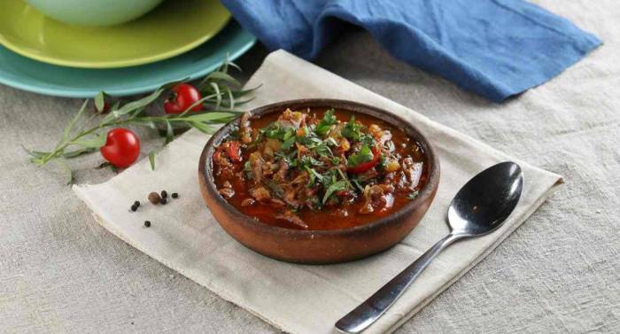 Солянка из вчерашнего шашлыка Солянка из шашлыка