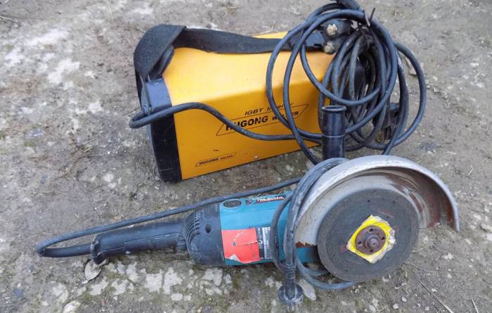 Инструменты для изготовления мангала Сварка и болгарка