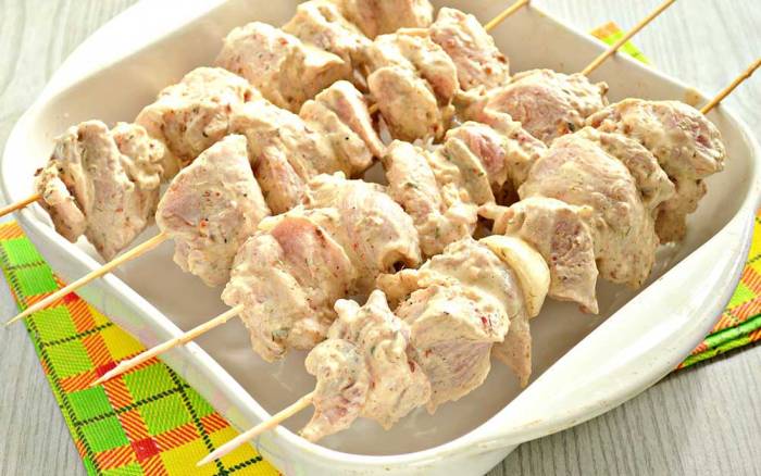 Замаринованная в майонезе с горчицей свинина Свинина в майонезе с горчицей