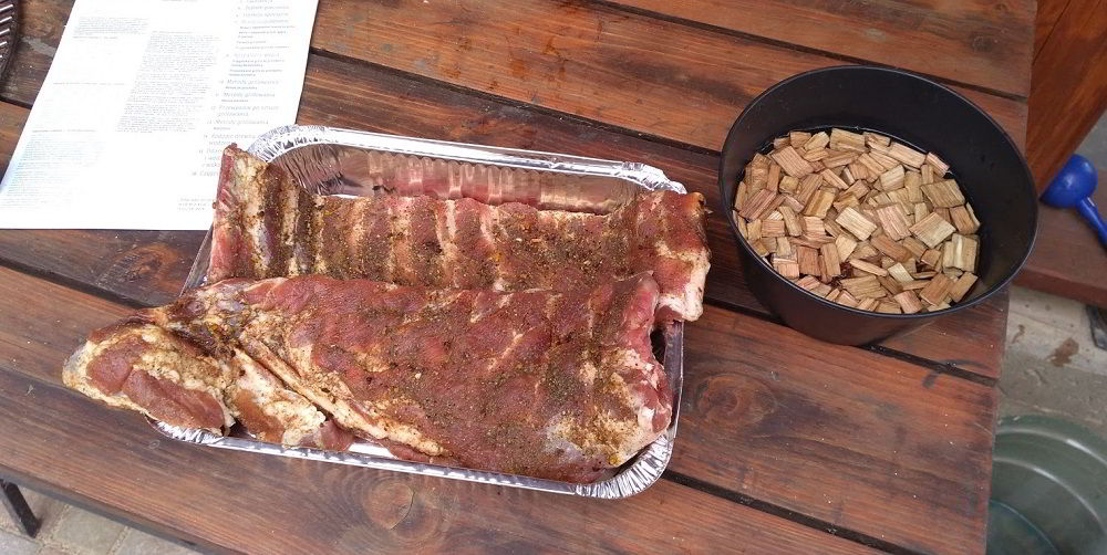 Сухое маринование свиных рёбрышек Свиные рёбра и специи