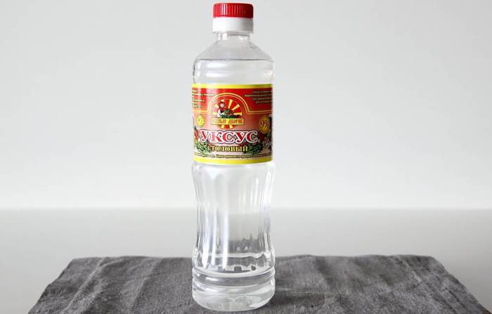 Столовый уксус для чистки шампуров Уксус для шампуров