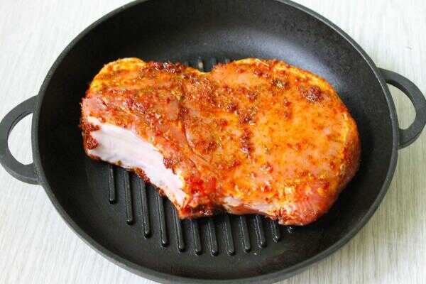 Приготовление антрекота на сковородке-гриль Антрекот приготовленный на сковородке-гриль