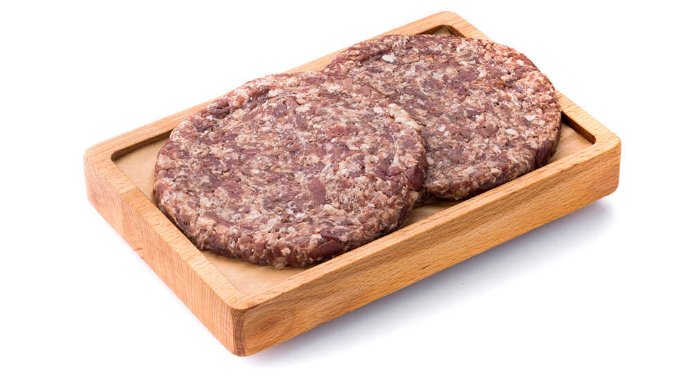 Рубленое говяжье мясо Бифштекс натуральный рубленый