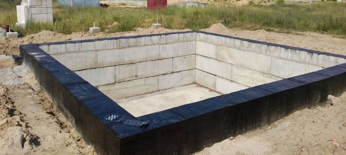 Блочный фундамент для беседки с мангалом Блочный фундамент на участке