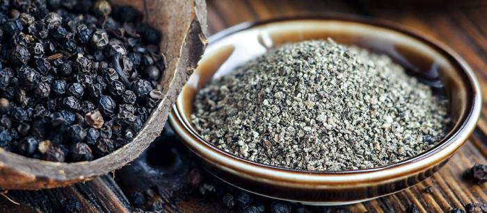 Чёрный молотый перец для брауншвейгской колбасы Чёрный молотый перец