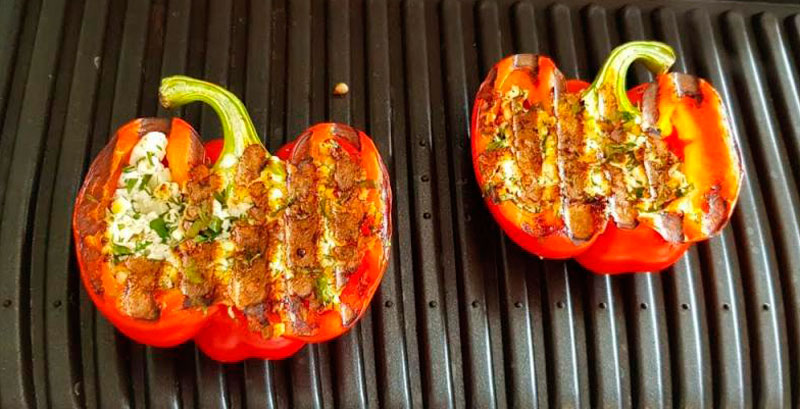 Фаршированный перец-гриль Фаршированный перец