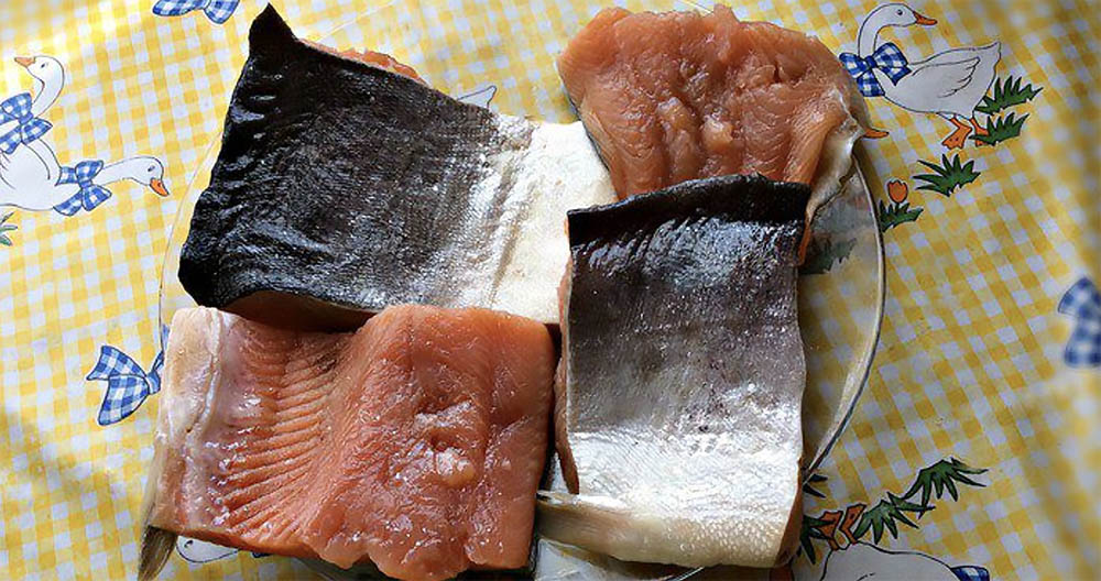 Филе форели для приготовления в фольге на мангале Филе форели для мангала