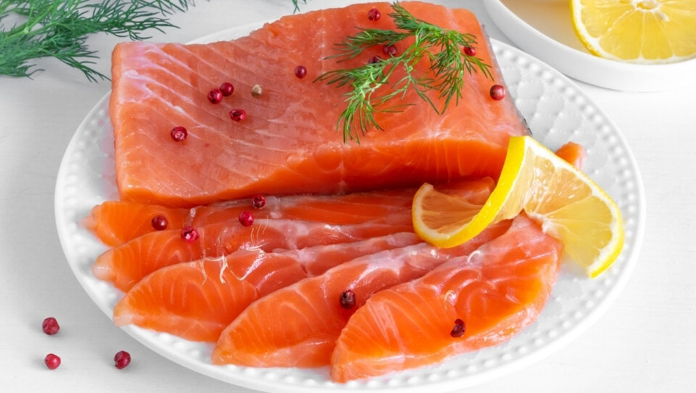 Солёная форель с коньяком Форель с коньяком