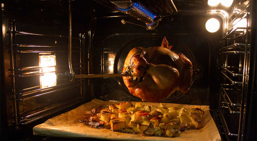 Духовка с газовым грилем Газовый гриль в духовке