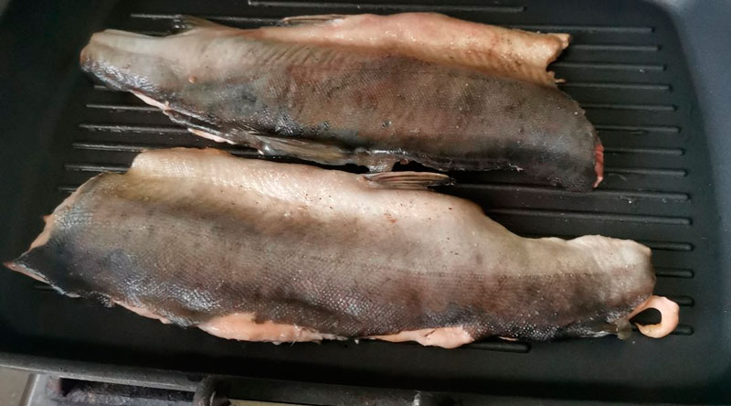 Горбуша на электрогриле Горбуша