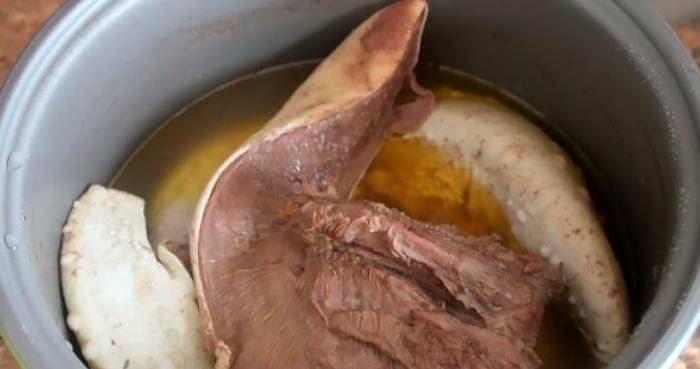 Отваривание говяжьего языка в мультиварке Говяжий язык в мультиварке