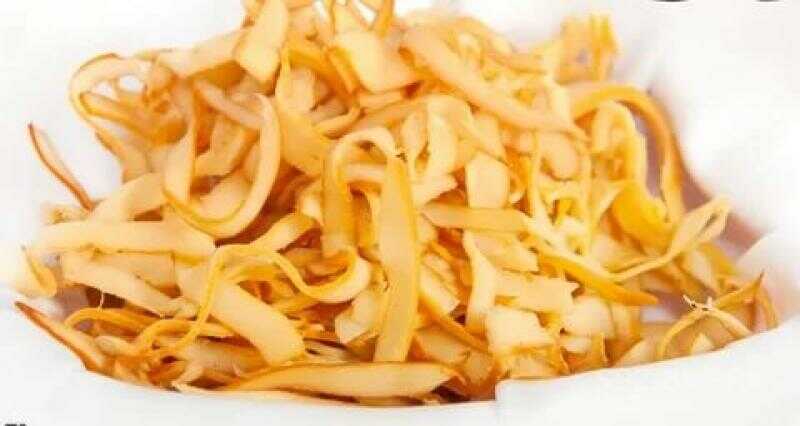 Кальмар, закопченный полосками Полоски копченого кальмара