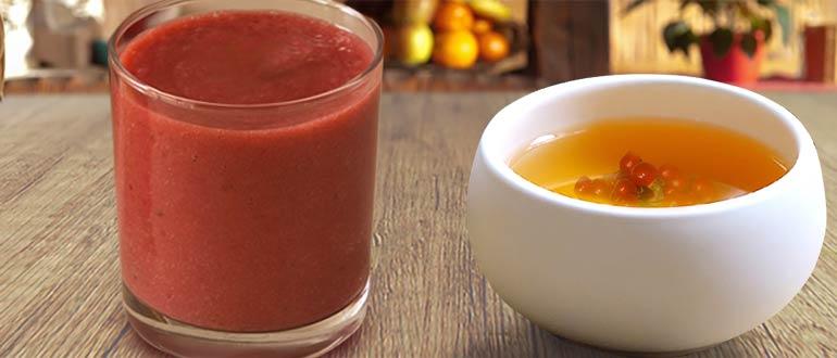 кисель с костяникой