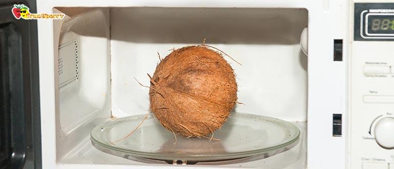 кокос в микроволновке