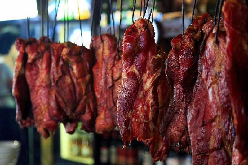 Копчение говядины Говядина коптится горячим методом