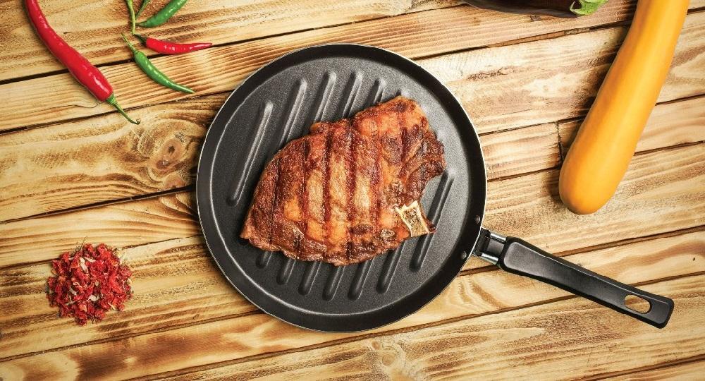 Как выглядит круглая сковорода-гриль Круглая сковорода-гриль